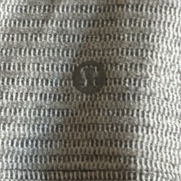 Lululemon Runderful 1/2 Zip Mini Check Pique White Heathered Slate Size - Picture 12 of 15